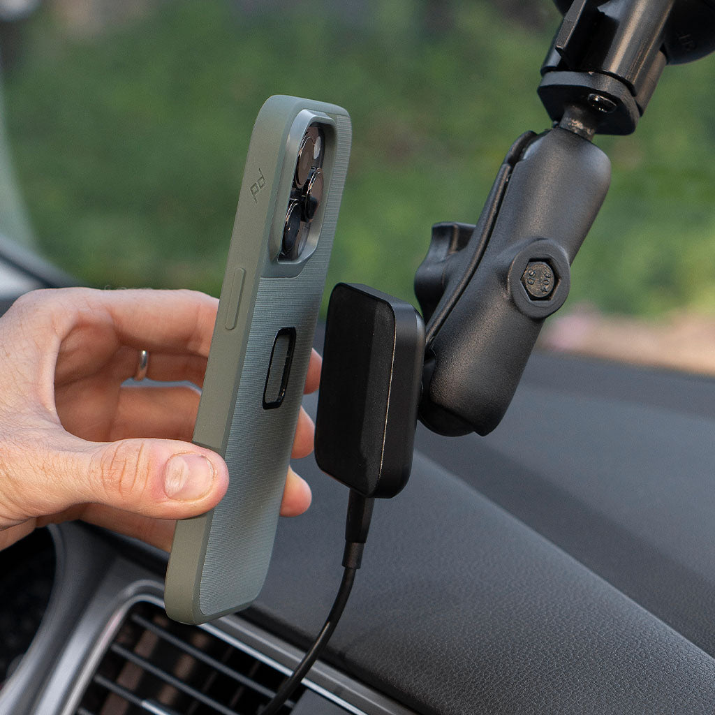 Ball Mount | Charging Non-Locking Qi2 | 1in