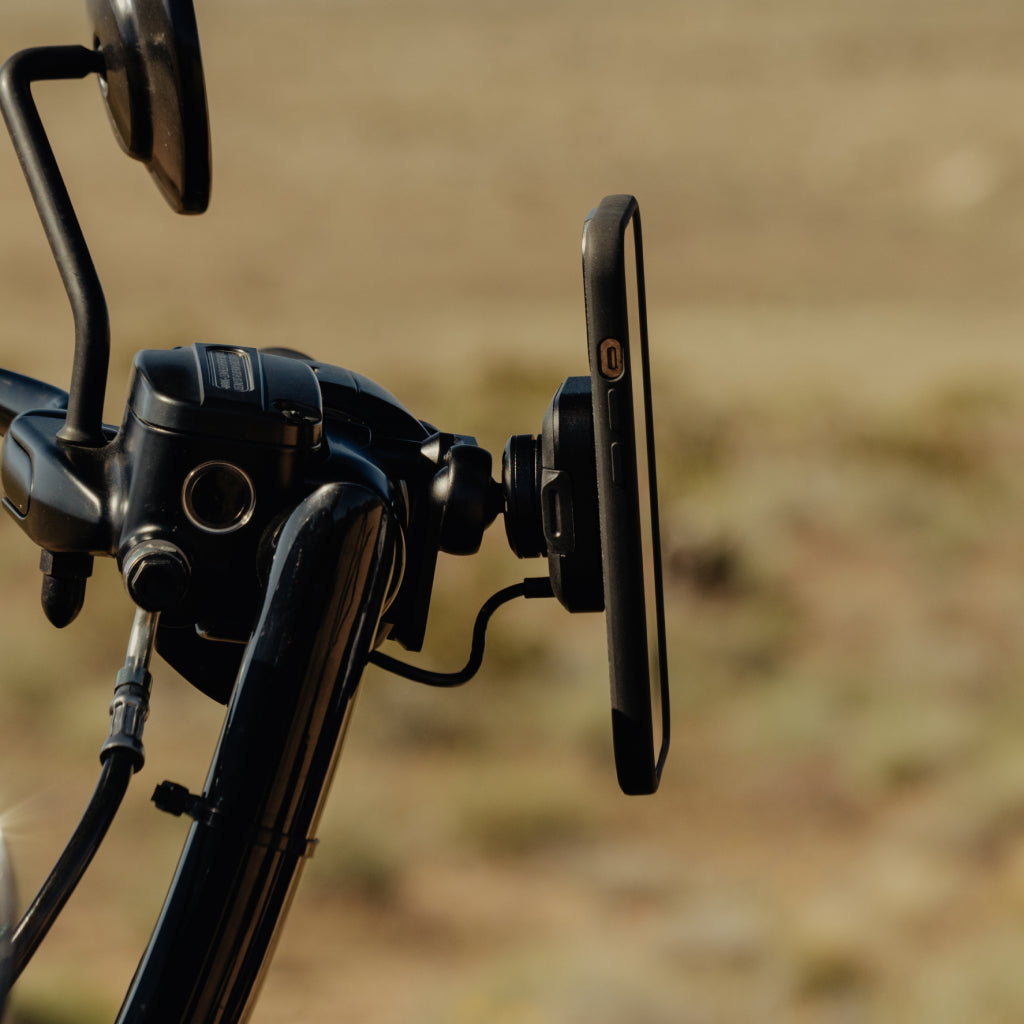 Motorcycle Brake/Clutch Mount | Charging | Locking