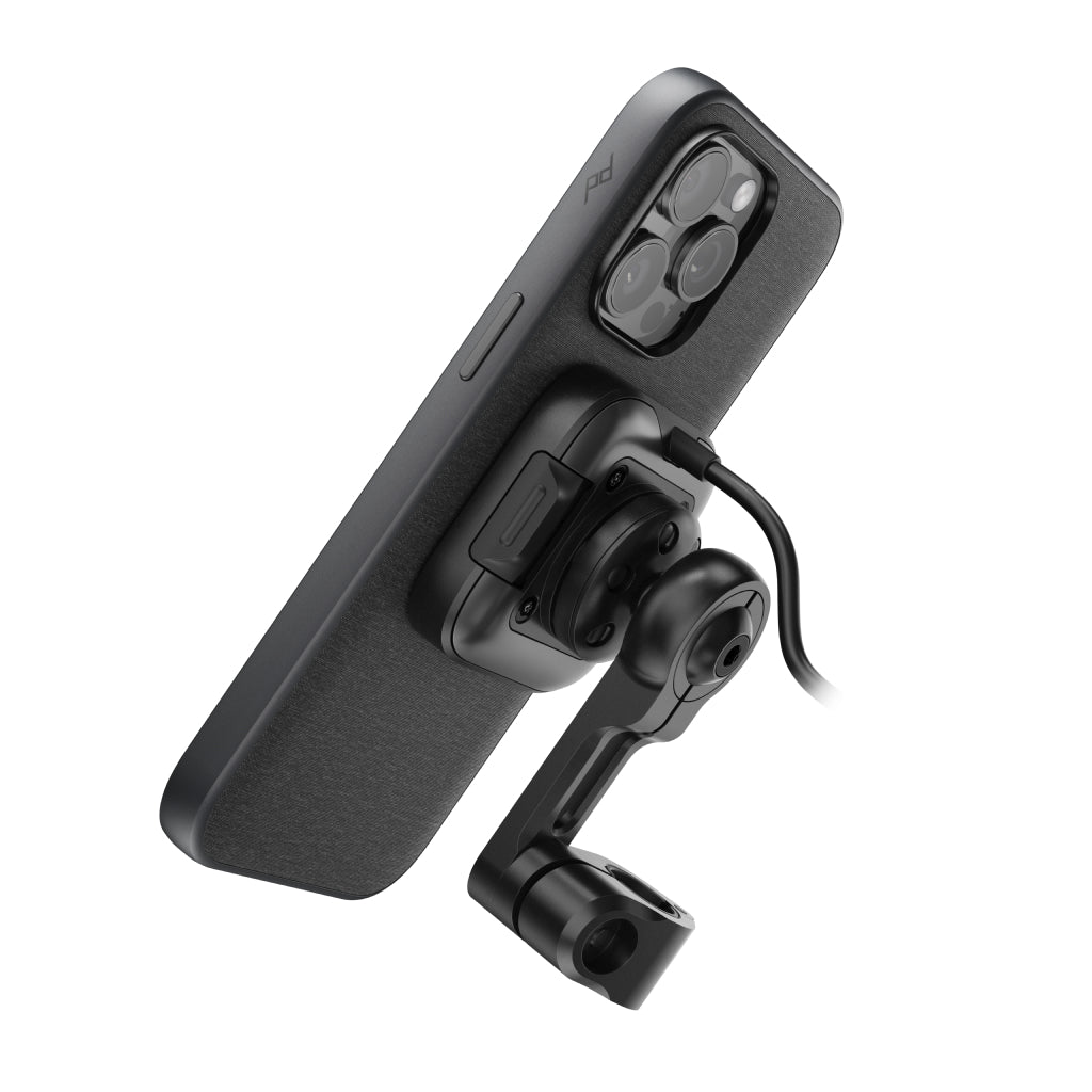 Motorcycle Mirror Mount | Charging | Locking