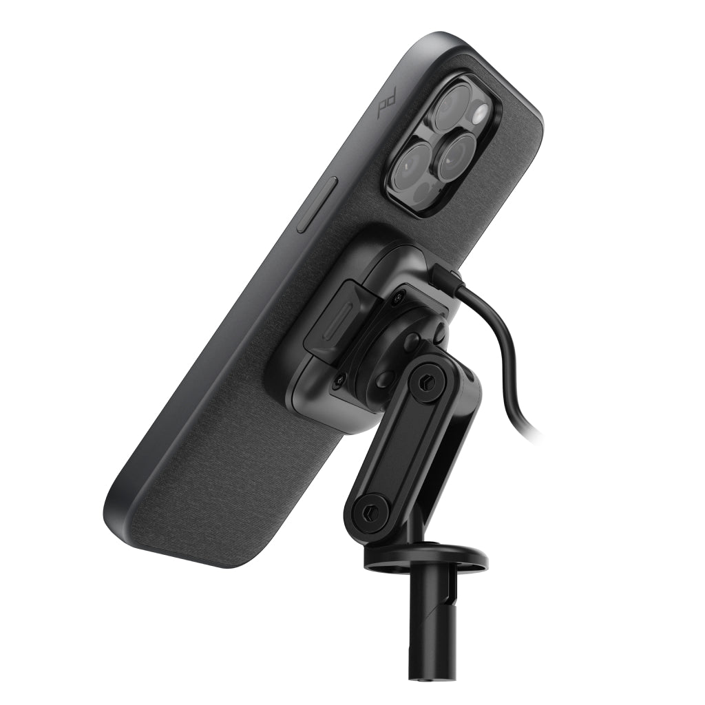 Motorcycle Stem Mount | Charging Qi2